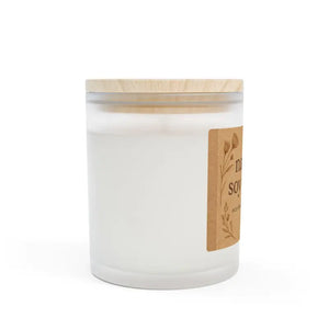 Unique Wooden Wick Natural Soy Candle Cozy Glow - Dipaliz - Candles