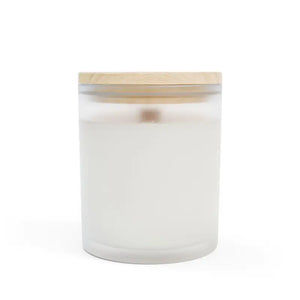 Unique Wooden Wick Natural Soy Candle Cozy Glow - Dipaliz - Candles