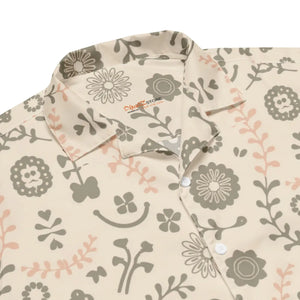 Unisex Nature Art Button Shirt - Eco Friendly Style - Dipaliz - Shirts