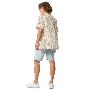Unisex Nature Art Button Shirt - Eco Friendly Style - Dipaliz - Shirts