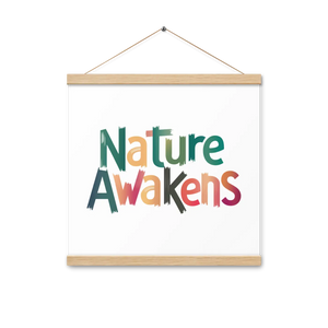Wooden Hanger Poster – Matte Japanese Paper - Dipaliz - Posters Prints & Visual Artwork