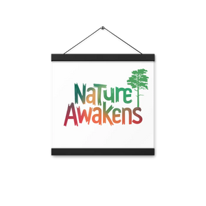 Nature Awakens Poster – Lightweight Wooden Hanger - Dipaliz - Posters Prints & Visual Artwork