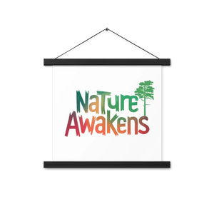 Nature Awakens Poster – Lightweight Wooden Hanger - Dipaliz - Posters Prints & Visual Artwork