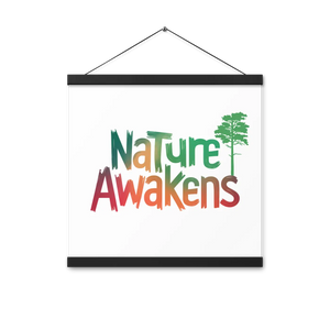 Nature Awakens Poster – Lightweight Wooden Hanger - Dipaliz - Posters Prints & Visual Artwork