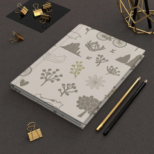Vibrant Hardcover Journal - Nature Elements Design - Dipaliz - Journals