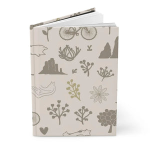 Vibrant Hardcover Journal - Nature Elements Design - Dipaliz - Journals