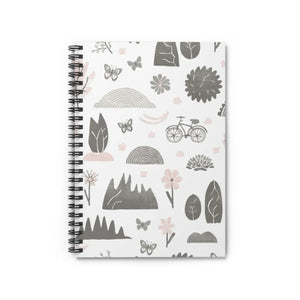 Vibrant Ruled Line Notebook - Nature Elements - Dipaliz - Notebooks & Notepads