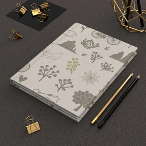 Hardcover Journal - Neutral Nature Elements - Dipaliz - Journals