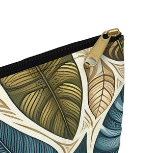 Floral Makeup Bag Accessory Pouch with Durable Zipper Closure - Dipaliz - Cosmetic & Toiletry Bags