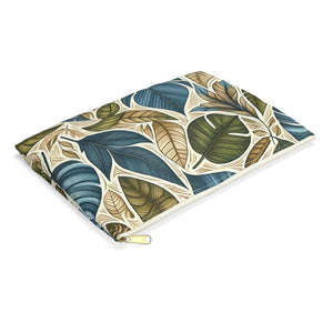 Vibrant Floral Makeup Bag - Durable Zipper Closure - Dipaliz - Cosmetic & Toiletry Bags
