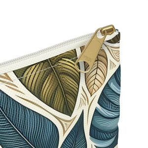 Vibrant Floral Makeup Bag - Durable Zipper Closure - Dipaliz - Cosmetic & Toiletry Bags