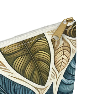 Vibrant Floral Makeup Bag - Durable Zipper Closure - Dipaliz - Cosmetic & Toiletry Bags