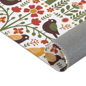 Birds & Trees Area Rug - Nature Inspired Home Decor - Dipaliz - 60’’ × 36’’ - Rugs