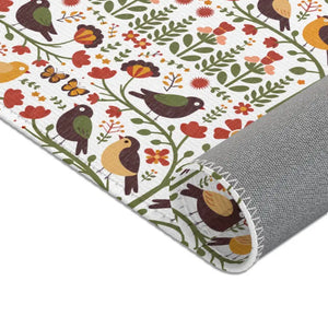 Birds & Trees Area Rug - Nature Inspired Home Decor - Dipaliz - 36’’ × 24’’ - Rugs