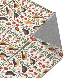 Birds & Trees Area Rug - Nature Inspired Home Decor - Dipaliz - Rugs