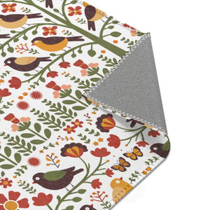 Birds & Trees Area Rug - Nature Inspired Home Decor - Dipaliz - Rugs