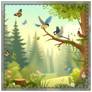 Vibrant Butterfly Design Eco Table Decor for Spring Celebrations - Dipaliz - 18’’ × / 4-piece Set - Cloth Napkins