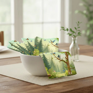 Eco Table Decor – Vibrant Butterfly Design - Dipaliz - Cloth Napkins