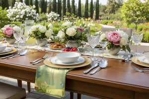 Eco Table Decor – Vibrant Butterfly Design - Dipaliz - Cloth Napkins