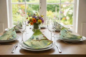 Eco Table Decor – Vibrant Butterfly Design - Dipaliz - Cloth Napkins
