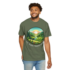 Relaxed Fit Graphic Outdoor Lovers T-shirt - Dipaliz - T-shirts