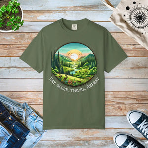 Relaxed Fit Graphic Outdoor Lovers T-shirt - Dipaliz - T-shirts