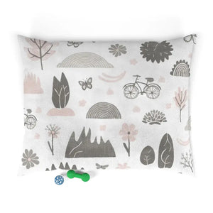 Pet Bed with Shape Retaining Insert Nature Print - Dipaliz - 50’’ × 40’’ - Accessories