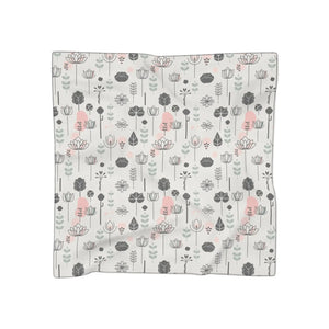 Chic Leaves Poly Scarf Nature Pattern Accessory - Dipaliz - Scarves & Shawls