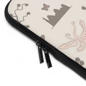 Sleek Laptop Sleeve - Dual Zipper Black Polyester - Dipaliz - Bags
