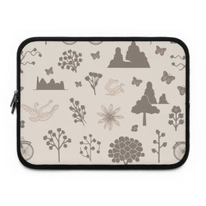 Sleek Laptop Sleeve - Dual Zipper Black Polyester - Dipaliz - Bags