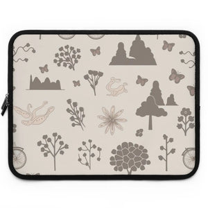 Sleek Laptop Sleeve - Dual Zipper Black Polyester - Dipaliz - Bags