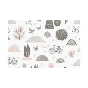 Nature Symbols Gift Wrap - Eco-friendly Design - Dipaliz - Paper Products