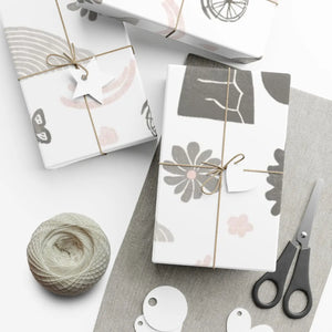 Nature Symbols Gift Wrap - Eco-friendly Design - Dipaliz - Paper Products