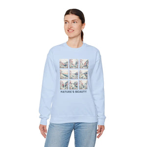 Ultra Cozy Beauty Panel Crewneck - Heavy Blend - Dipaliz - Sweatshirts - s