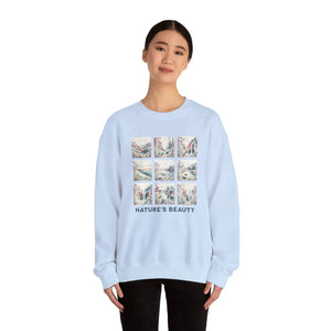 Ultra Cozy Beauty Panel Crewneck - Heavy Blend - Dipaliz - Sweatshirts - s