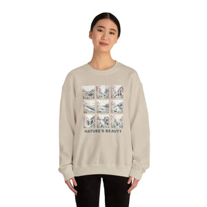 Ultra Cozy Beauty Panel Crewneck - Heavy Blend - Dipaliz - Sweatshirts - s