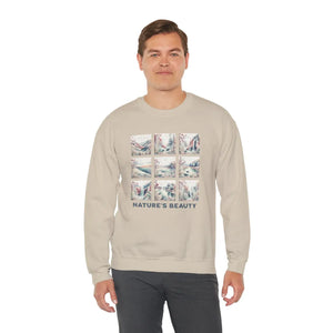 Ultra Cozy Beauty Panel Crewneck - Heavy Blend - Dipaliz - Sweatshirts - s
