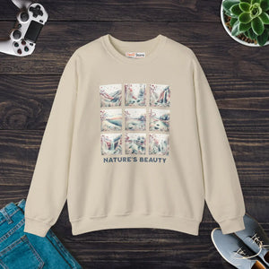 Ultra Cozy Beauty Panel Crewneck - Heavy Blend - Dipaliz - Sweatshirts - s