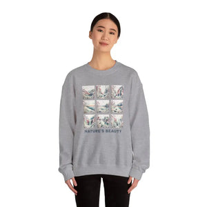 Ultra Cozy Beauty Panel Unisex Crewneck Sweatshirt - Dipaliz - Sweatshirts