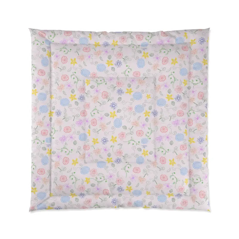 Cozy Up with our Nature-inspired Pink Comforter - 88’’ × Home Decor