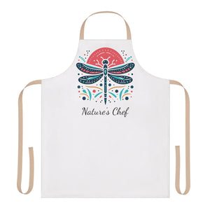Vibrant Dragonfly Apron - Tie-back Closure Canvas - Dipaliz - Aprons