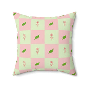 Polyester Square Pillow - Vibrant Nature Pattern - Dipaliz - Throw Pillows