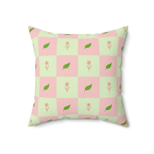 Polyester Square Pillow - Vibrant Nature Pattern - Dipaliz - Throw Pillows