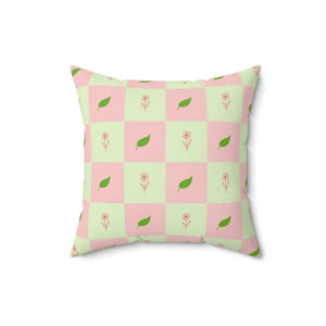 Polyester Square Pillow - Vibrant Nature Pattern - Dipaliz - Throw Pillows