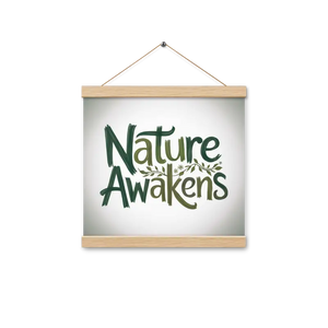 Nature Awakens Poster - Stylish Hanger Piece - Dipaliz - 12″×12″ - Posters Prints & Visual Artwork