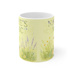 Whimsical Frog Garden Magic 11oz Mug - Lover Gift - Dipaliz - Mugs