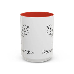 Eco Ride Coffee Mug - Nature Inspired Design - Dipaliz - 15oz / Red - Mugs