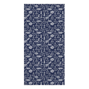 Sailboat Beach Towel – Cotton Mink Soft - Dipaliz - Towels