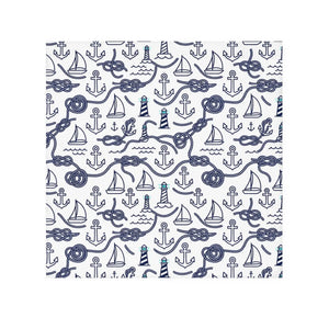 Sailboat Face Towel – Cotton Nautical Cloth - Dipaliz - Washcloths