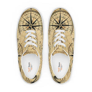 Nautical Men’s Lace-up Canvas Shoes - Breathable - Dipaliz - Sneakers